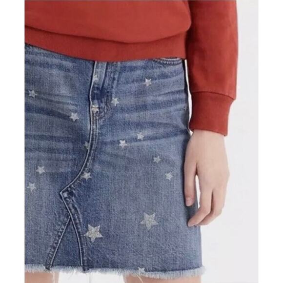 J. Crew Jeans Denim Star Mini Skirt - EUC - Picture 3 of 12